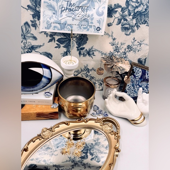 🆕 OSCAR DE LA RENTA 🧿 NWOT Starburst Faux Pearl Drop Earrings - Picture 2 of 11